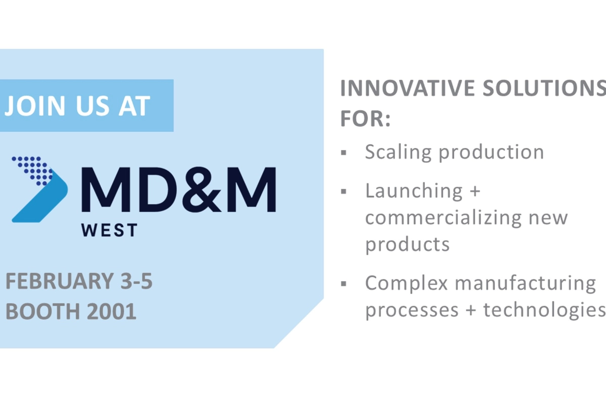 Visit us at MD&M West 2026